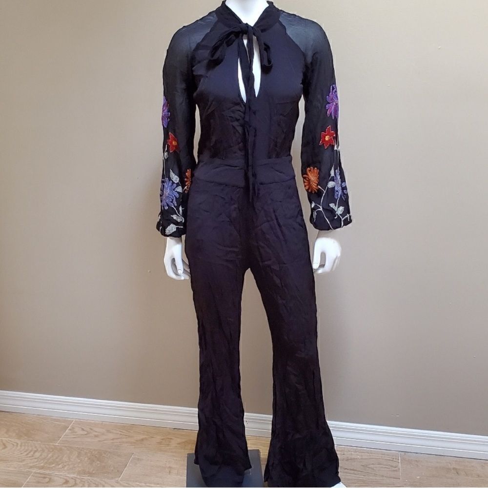 Free People Smoke Rings Jumpsuit Size 4 - Picture 6 of 12